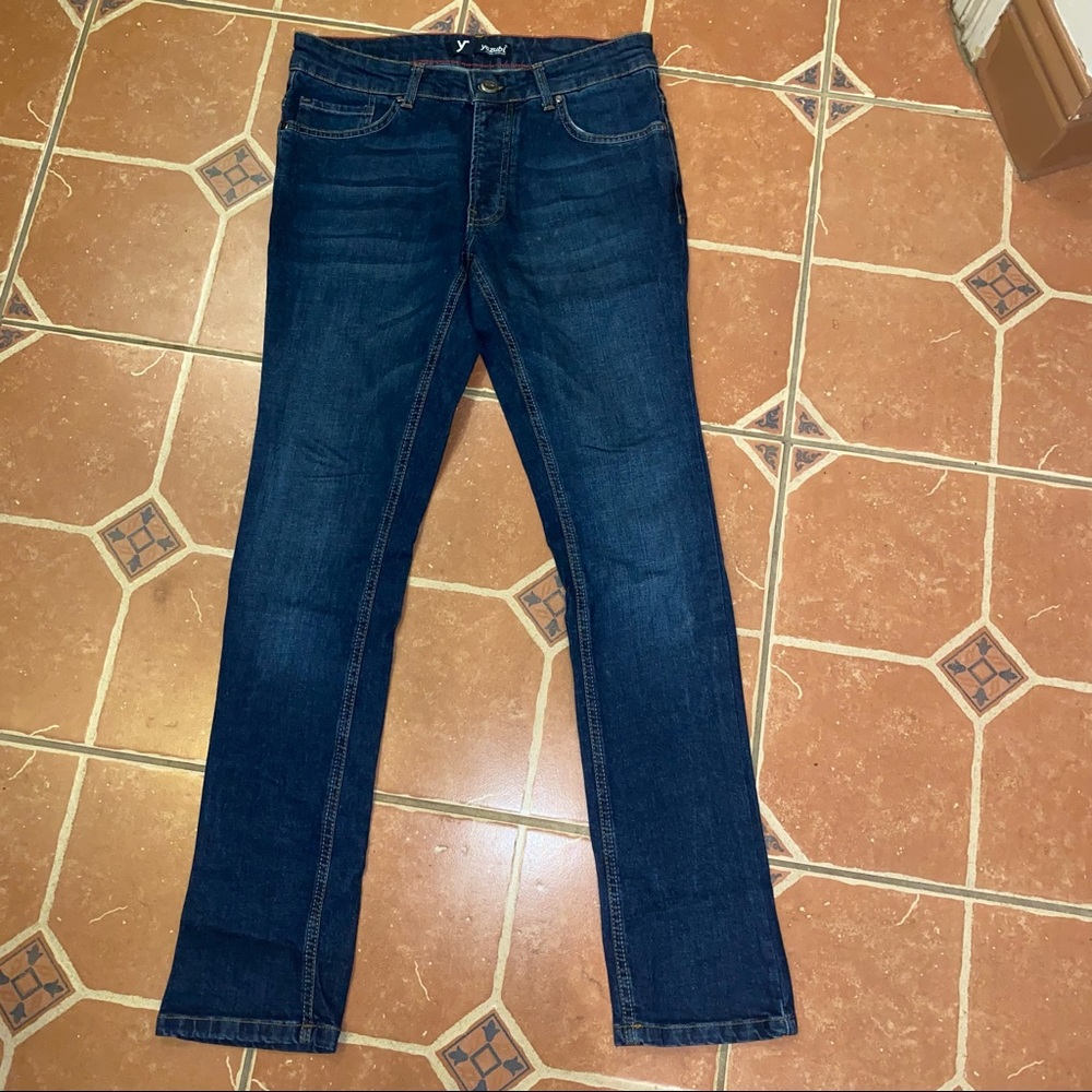 Button Front Skinny/Slim Jeans